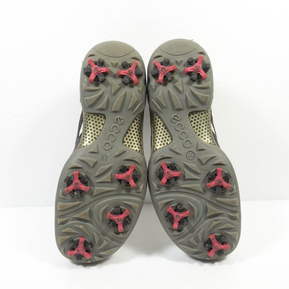 Ecco GTX Gore-tex Waterproof Leather Golf Shoes - Women's Size 6-6.5 US / 37 EU - Picture 9 of 10